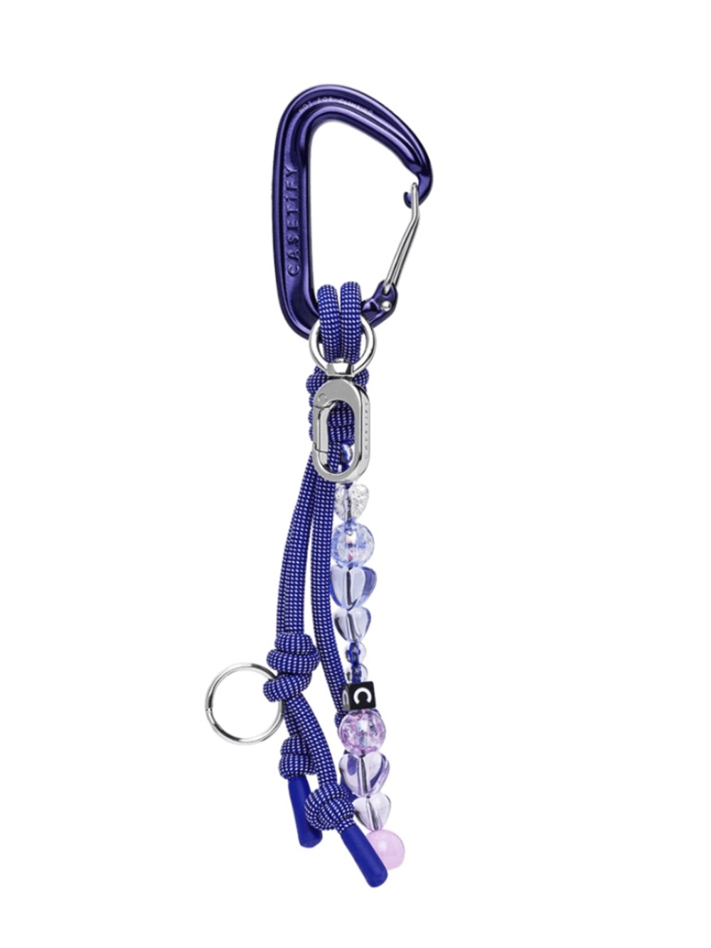 Ultra Bounce Carabiner Keychain - Indigo